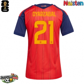 Espanja Mikel Oyarzabal #21 Kotipaita Naisten MM-kisat 2026 Lyhythihainen
